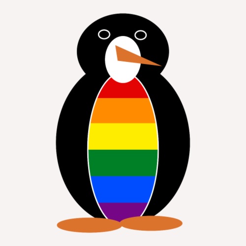 Gay Pride Penguin - Men's Premium T-Shirt