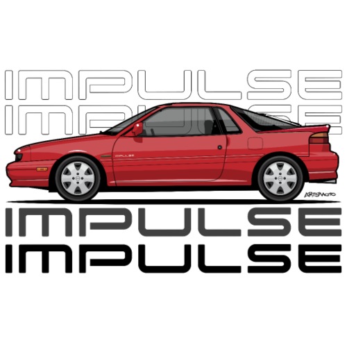 Uzusi Impulse II Red - Men's Premium T-Shirt