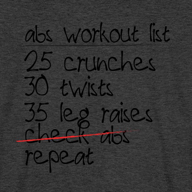 Abs Workout List