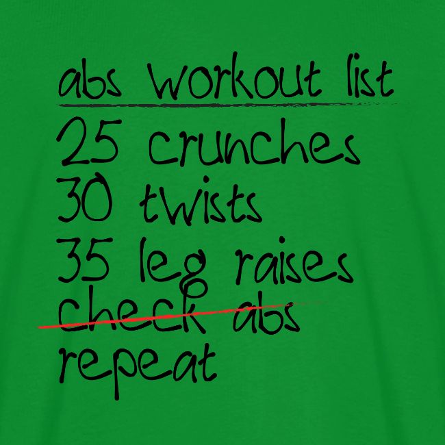 Abs Workout List