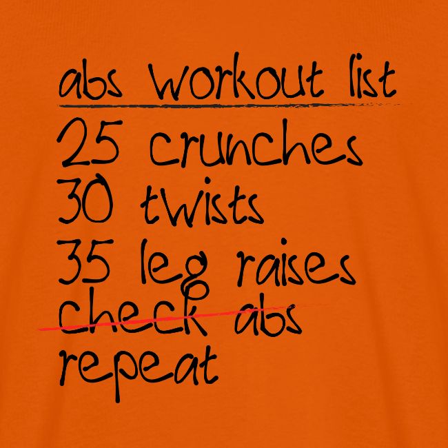 Abs Workout List