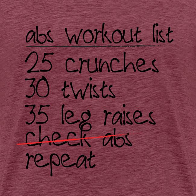 Abs Workout List