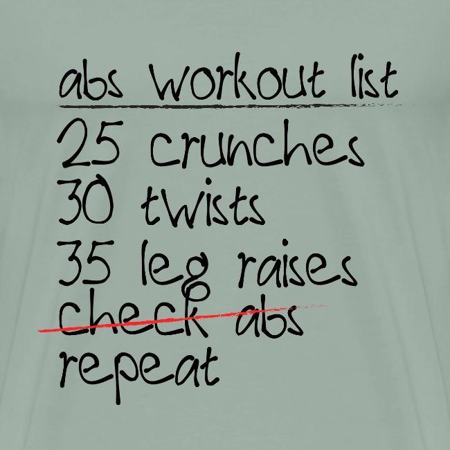 Abs Workout List