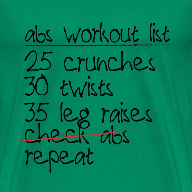 Abs Workout List