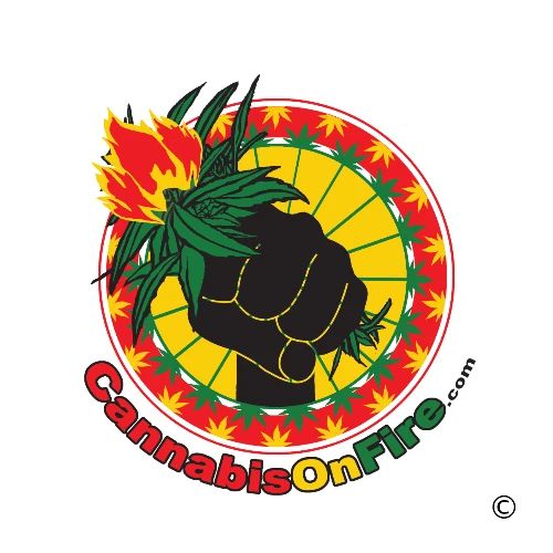 Cannabis On Fire 420 Power - Men's Premium T-Shirt