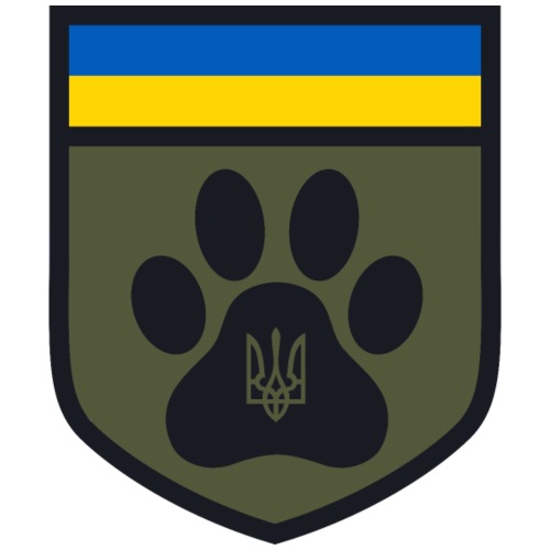 UKRAINE FELINE DEFENSE FORCE EMBLEM - Men's Premium T-Shirt