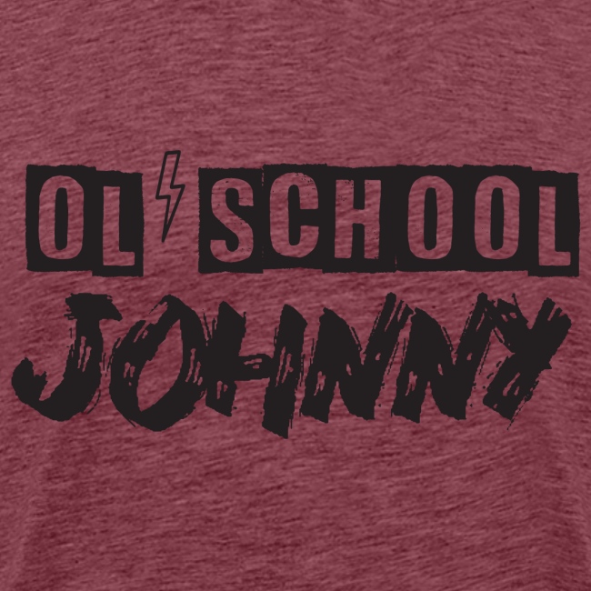 Ol' School Johnny Logo - Black Text