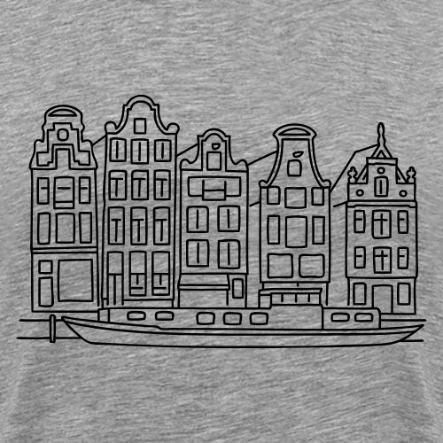 Amsterdam Canal houses - Men's Premium T-Shirt