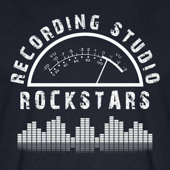 Recording Studio Rockstars - White Logo