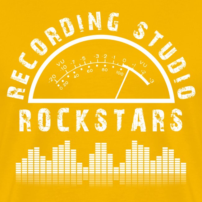 Recording Studio Rockstars - White Logo