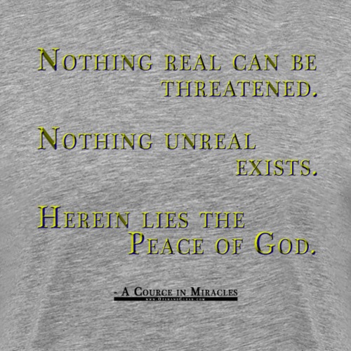Peace of God - A Course in Miracles - Men's Premium T-Shirt