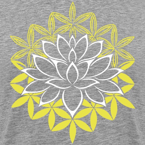 Lotus Flower of Life - Men's Premium T-Shirt