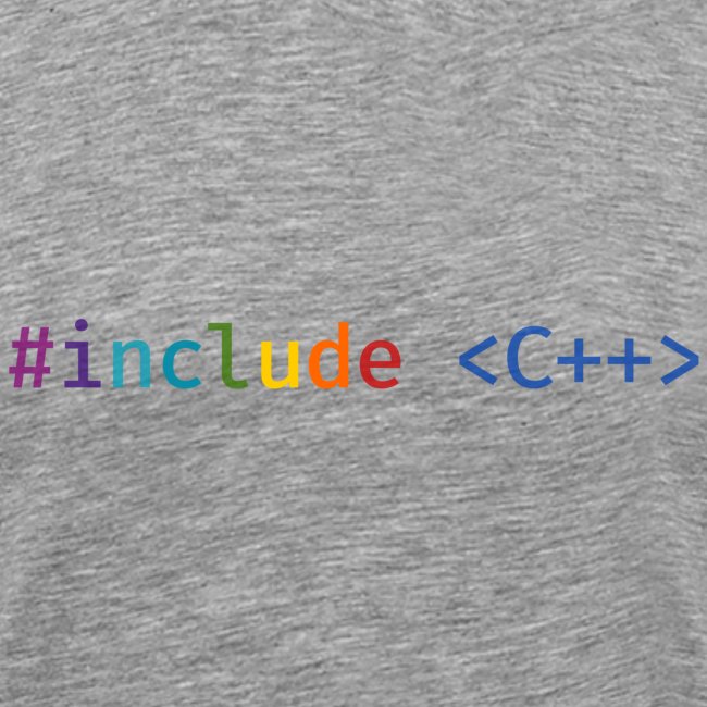 Rainbow Include C++ (Light Background)