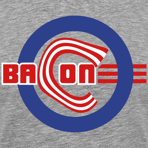 Bacon Baseball 3C - Men's Premium T-Shirt