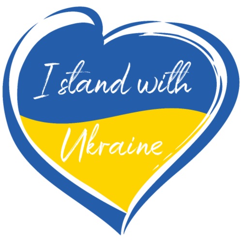 I Stand with Ukraine - Men's Premium T-Shirt