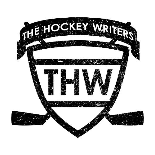 The Hockey Writers Distressed Logo - black - Men's Premium T-Shirt