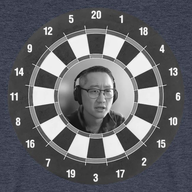 Producer Jay on a Dartboard