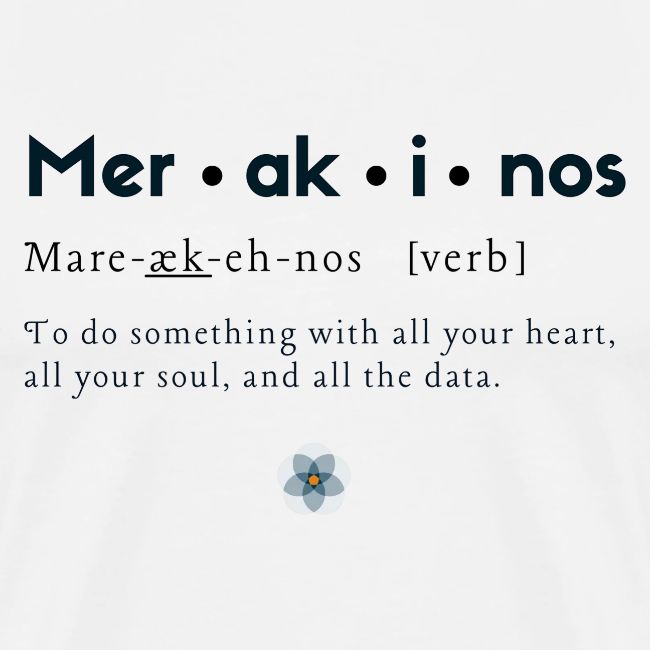 Merakinos definition with logo