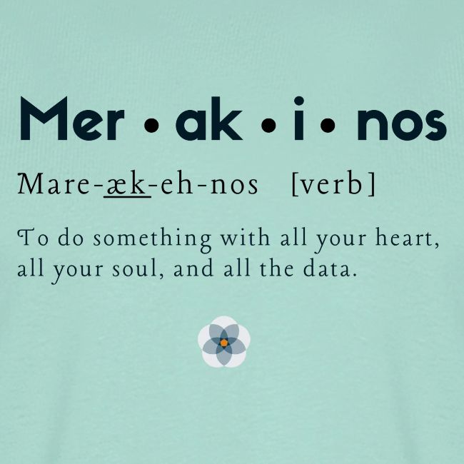 Merakinos definition with logo