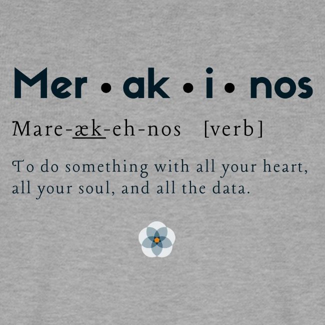 Merakinos definition with logo