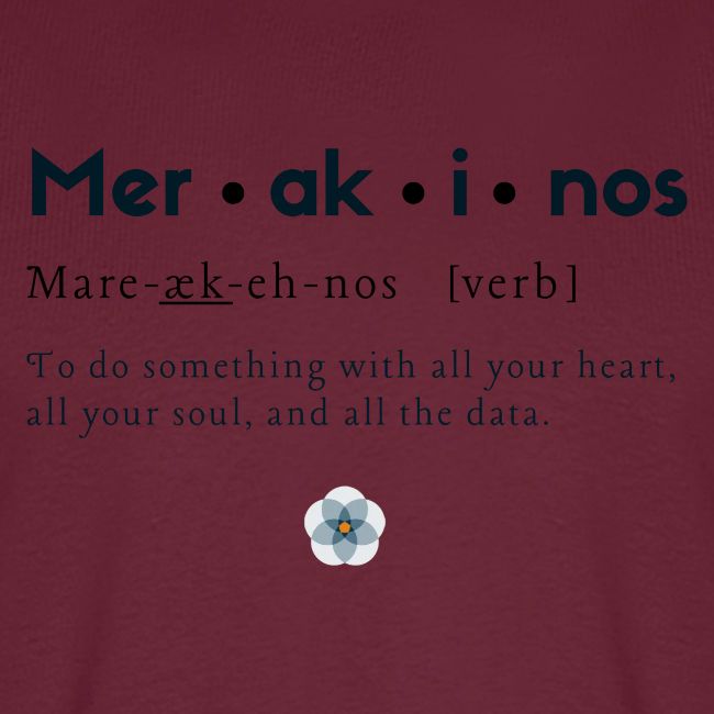 Merakinos definition with logo