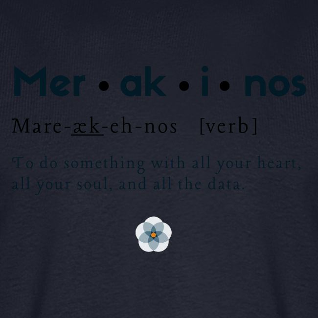 Merakinos definition with logo