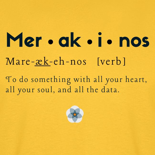 Merakinos definition with logo