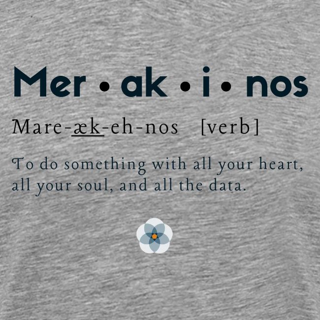 Merakinos definition with logo
