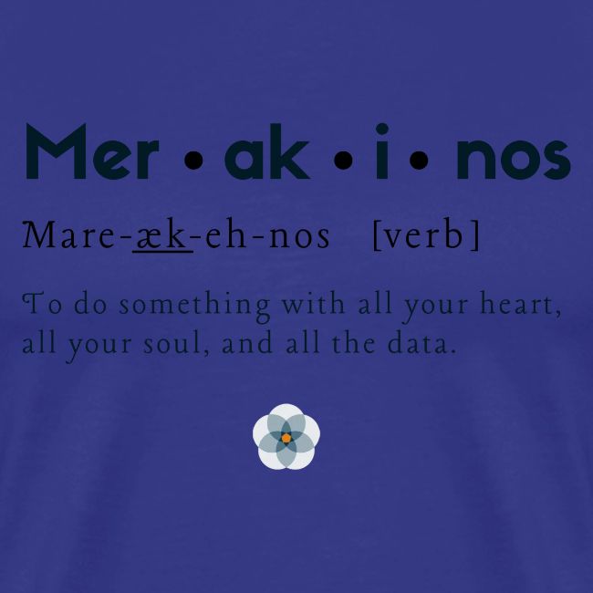 Merakinos definition with logo