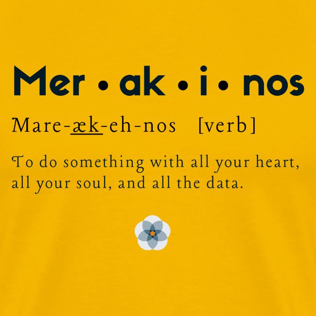 Merakinos definition with logo