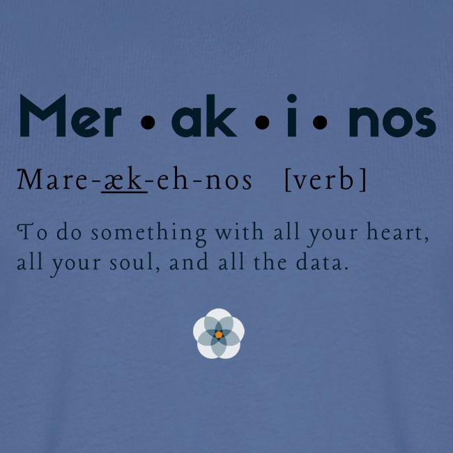 Merakinos definition with logo