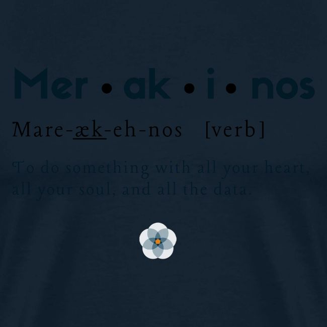 Merakinos definition with logo