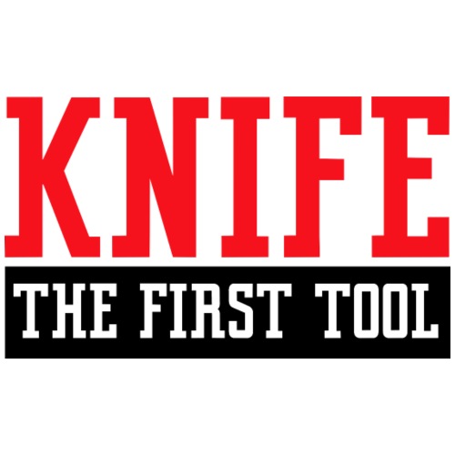 Knife - The First Tool - Men's Premium T-Shirt