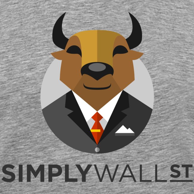 Simply Wall St T-Shirt with Bull Logo