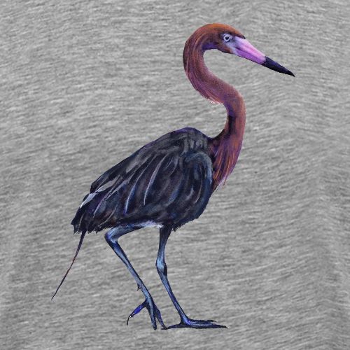 Reddish egret - Men's Premium T-Shirt