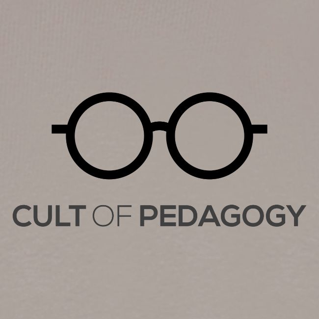 Cult of Pedagogy (black text)