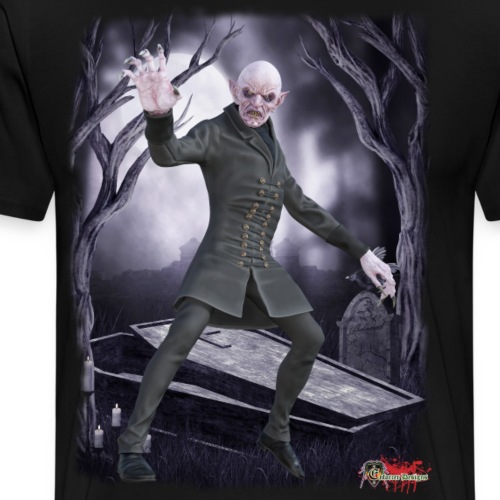Classic Monsters: Nosferatu Rising - Men's Premium T-Shirt