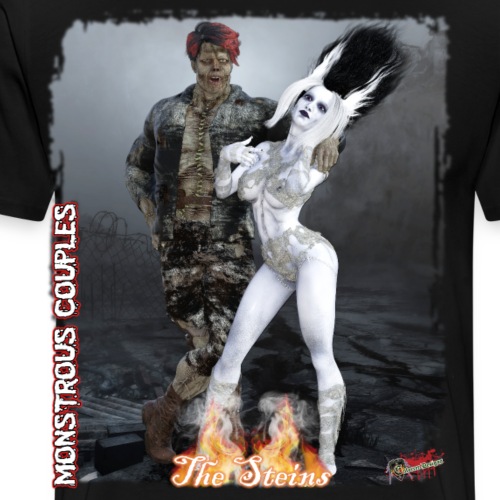 Monstrous Couples: The Steins - Men's Premium T-Shirt
