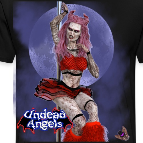 Undead Angels: Undead Dancer Ruby Full Moon - Men's Premium T-Shirt