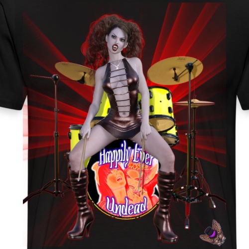 Happily Ever Undead: Bella Bloodlust Drummer - Men's Premium T-Shirt