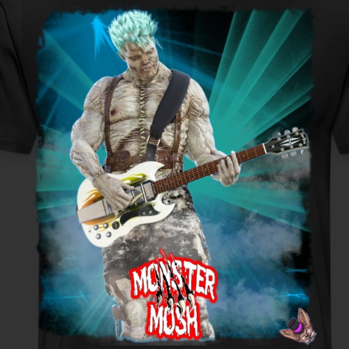 Monster Mosh Frankie Guitarist - Men's Premium T-Shirt