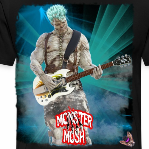 Monster Mosh Frankie Guitarist - Men's Premium T-Shirt