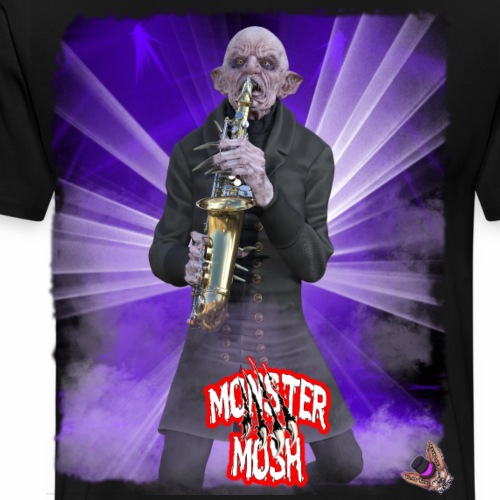 Monster Mosh Nosferatu Saxophone - Men's Premium T-Shirt