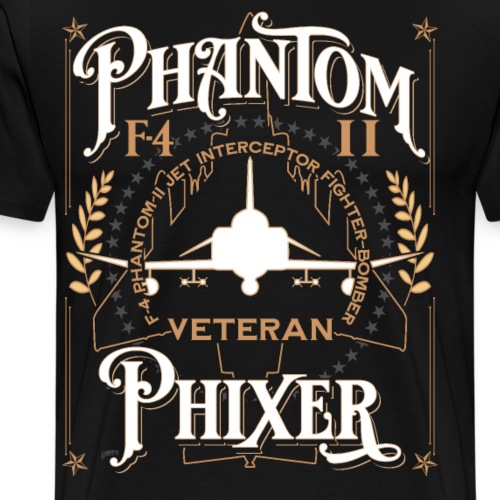 Phantom Phixer F-4 Phantom II Aircraft Maintainer - Men's Premium T-Shirt