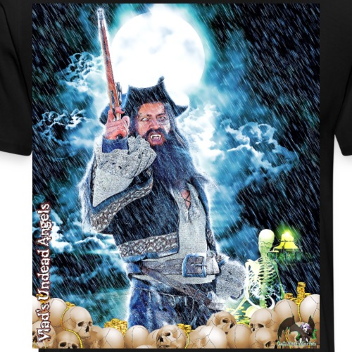 Undead Angels Vampire Pirate Bluebeard F002 - Men's Premium T-Shirt