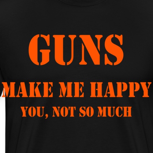 Gunsorange - Men's Premium T-Shirt
