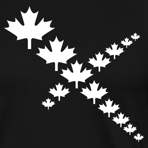 Maple Leafs Cross - Men's Premium T-Shirt