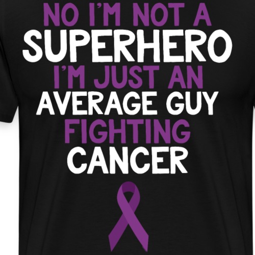 Cancer Superhero Guy Men - Men's Premium T-Shirt