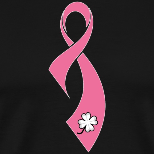 TB Breast Cancer Awareness Ribbon - Men's Premium T-Shirt