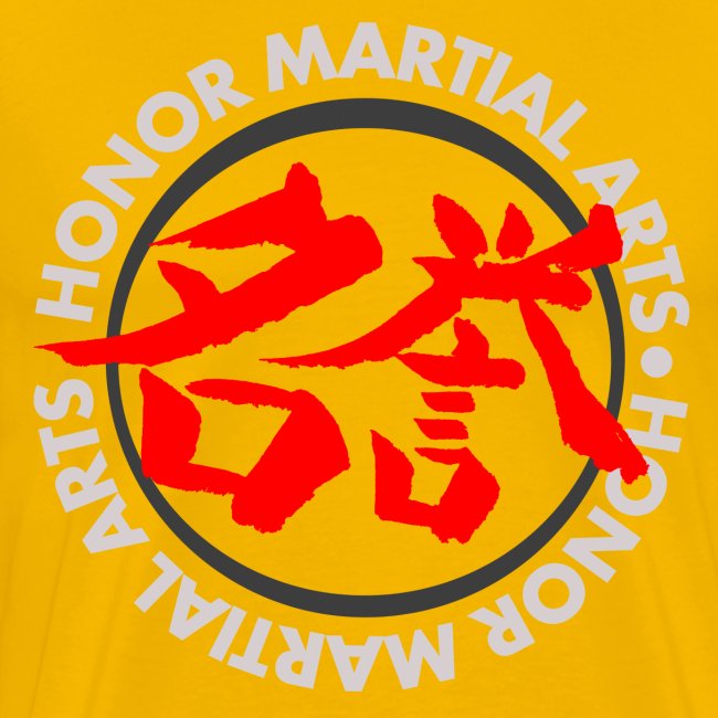 Honor Martial Arts Kanji Design Light Shirts